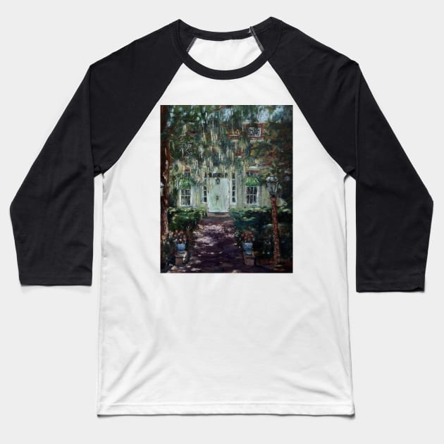 The Door to Smithville Mansion Baseball T-Shirt by mvanzant